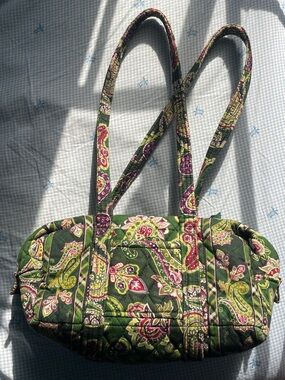 Vera Bradley Retired Chelsea Green Shoulder Bag
